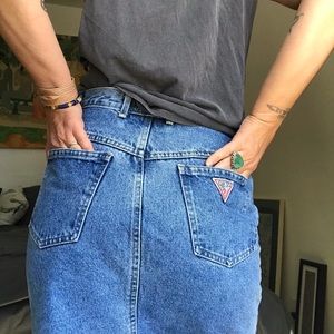 Denim Guess Skirt- Vintage